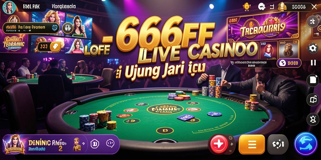 Tampilan permainan Live Casino yang menarik dan interaktif.