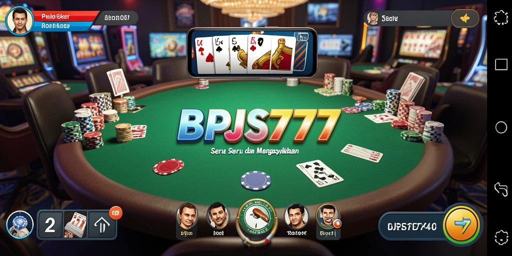 Tangkapan layar BPJS777 menampilkan gameplay seru dengan pemain poker lainnya.