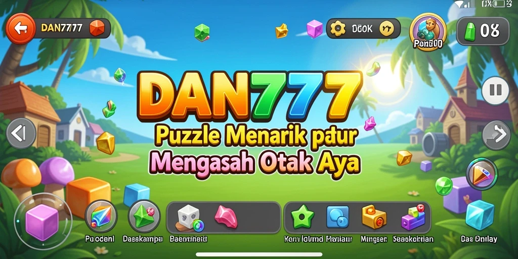 Tangkap momen menantang dalam gameplay Puzzle DAN777.