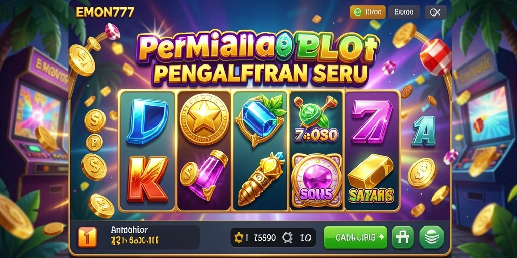 Screenshot EMON777 menampilkan gameplay slot yang menarik dan interaktif.