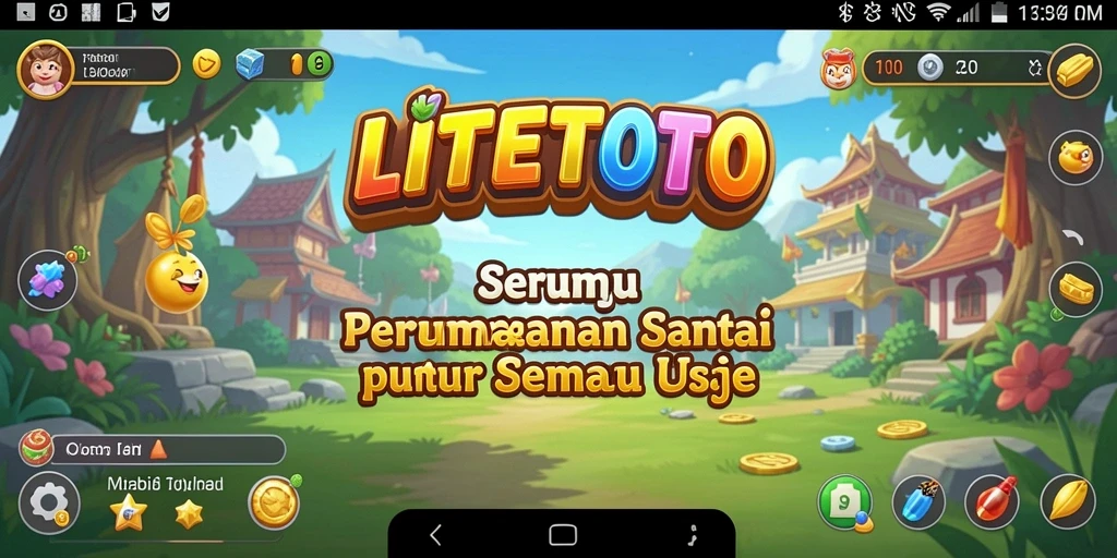 Screenshot LITETOTO menampilkan gameplay yang menarik dan penuh warna.