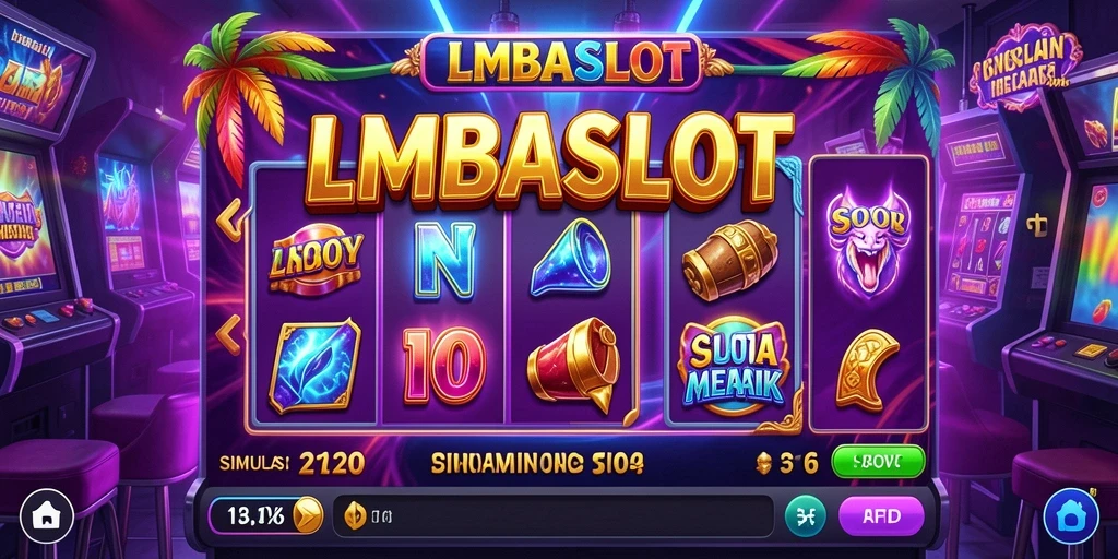 LMBASLOT menampilkan gameplay slot yang mendebarkan dan penuh warna.