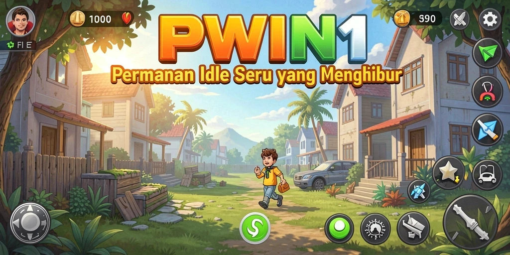 Tampilan menarik dari gameplay RPWIN1 yang seru dan santai.