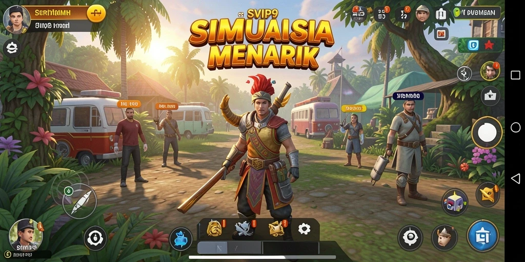 Tampilan gameplay SVIP9 menampilkan pengalaman simulasi yang imersif.