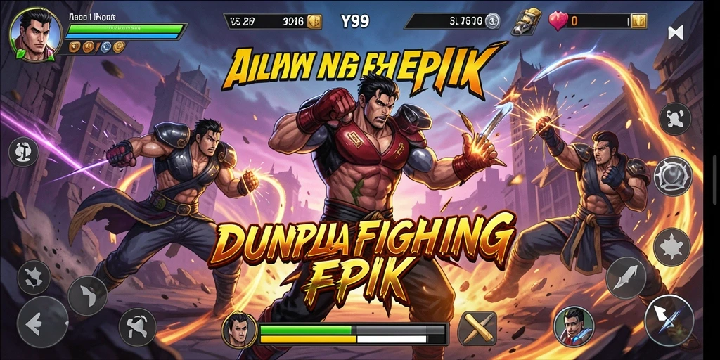 Tampilan gameplay Y89 dengan pertarungan seru yang memukau.