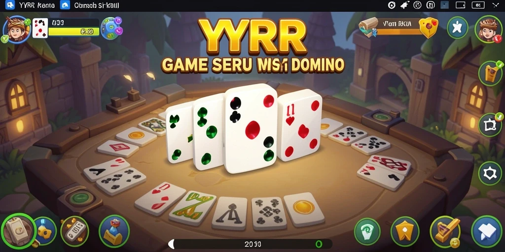 Tampilan gameplay yang menarik dan seru dalam permainan Domino.