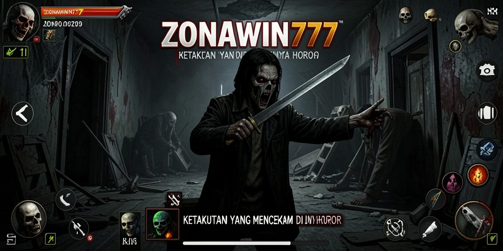 Tangkapan layar dari gameplay ZONAWIN777 yang mencekam dan menakutkan.
